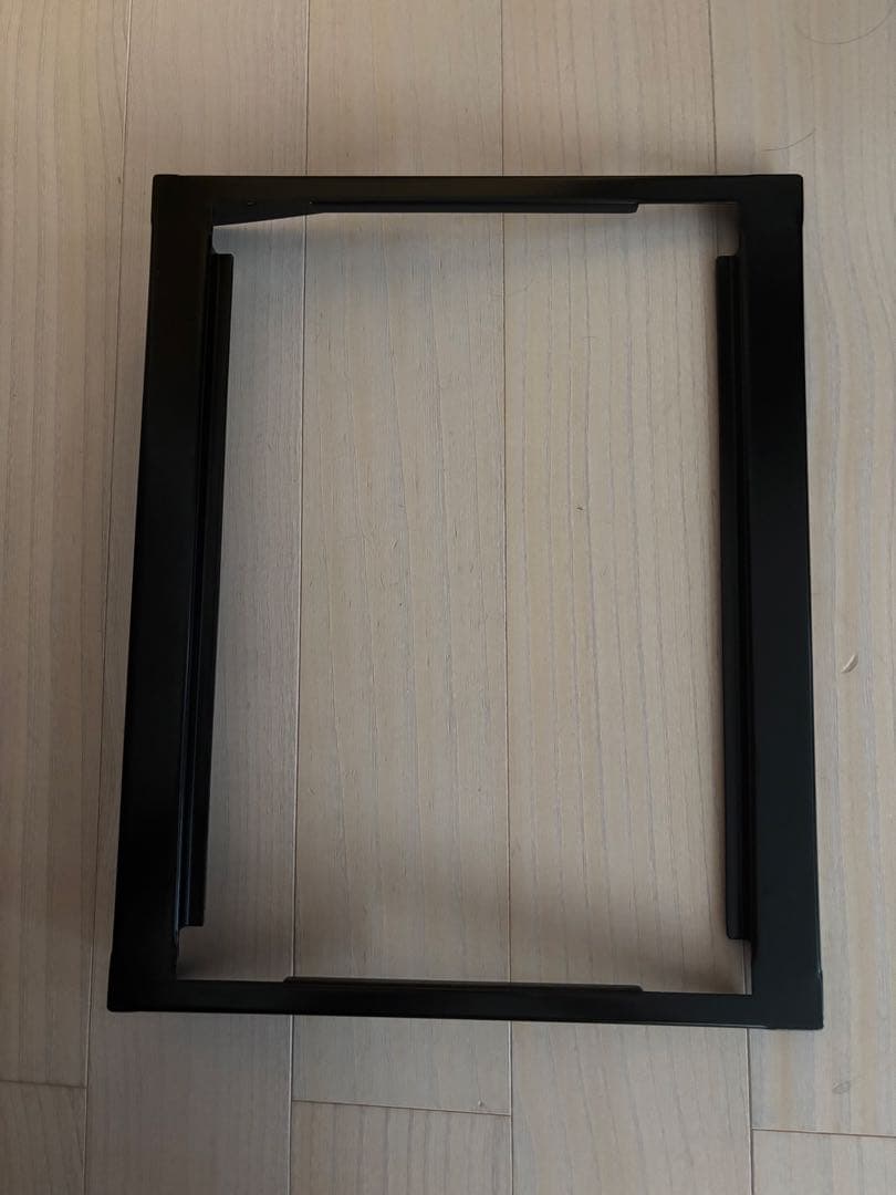 ブラックデザイン　ハレテーブル用サイドフレーム ブラック