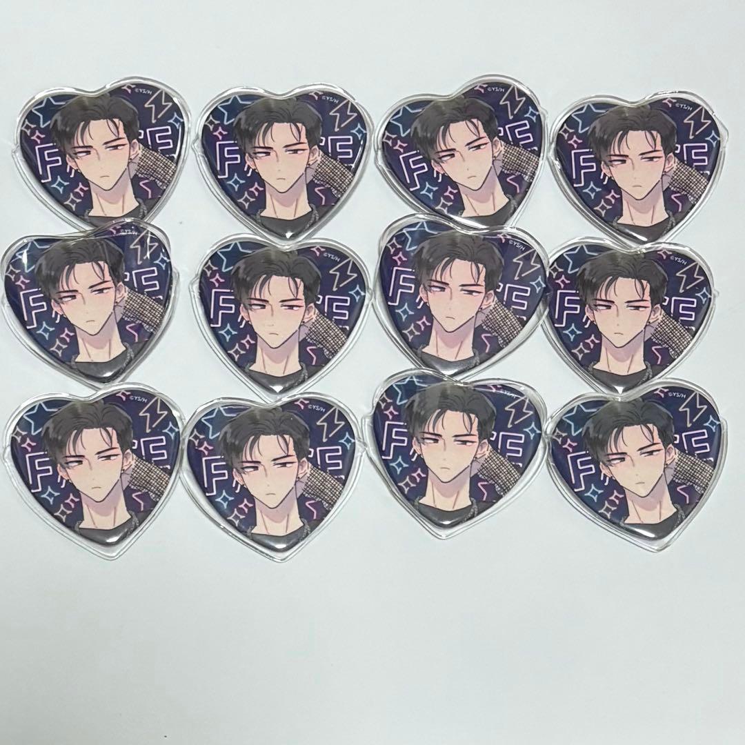 多聞くん今どっち！？　コラボカフェ トレーディングハート缶バッジ 甲斐倫太郎