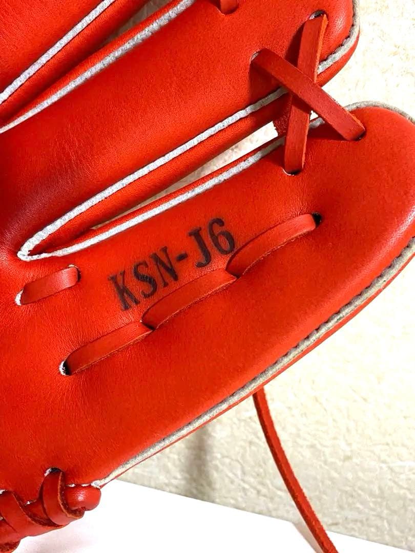 《新品未使用》久保田スラッガー軟式少年用グラブKSN-J6 Fオレンジ