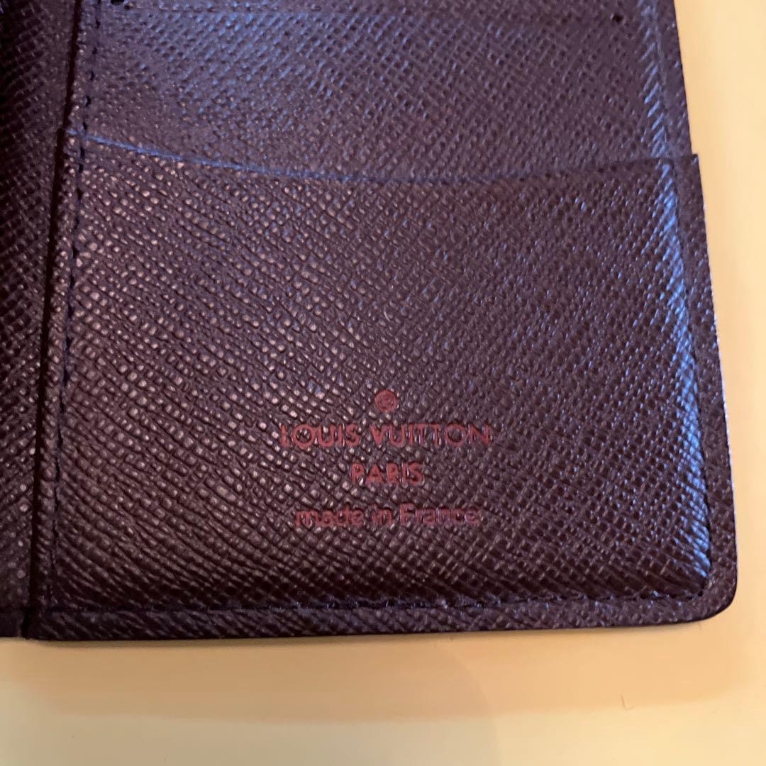 【美品】Louis Vuitton ダミエレザー名刺入れ