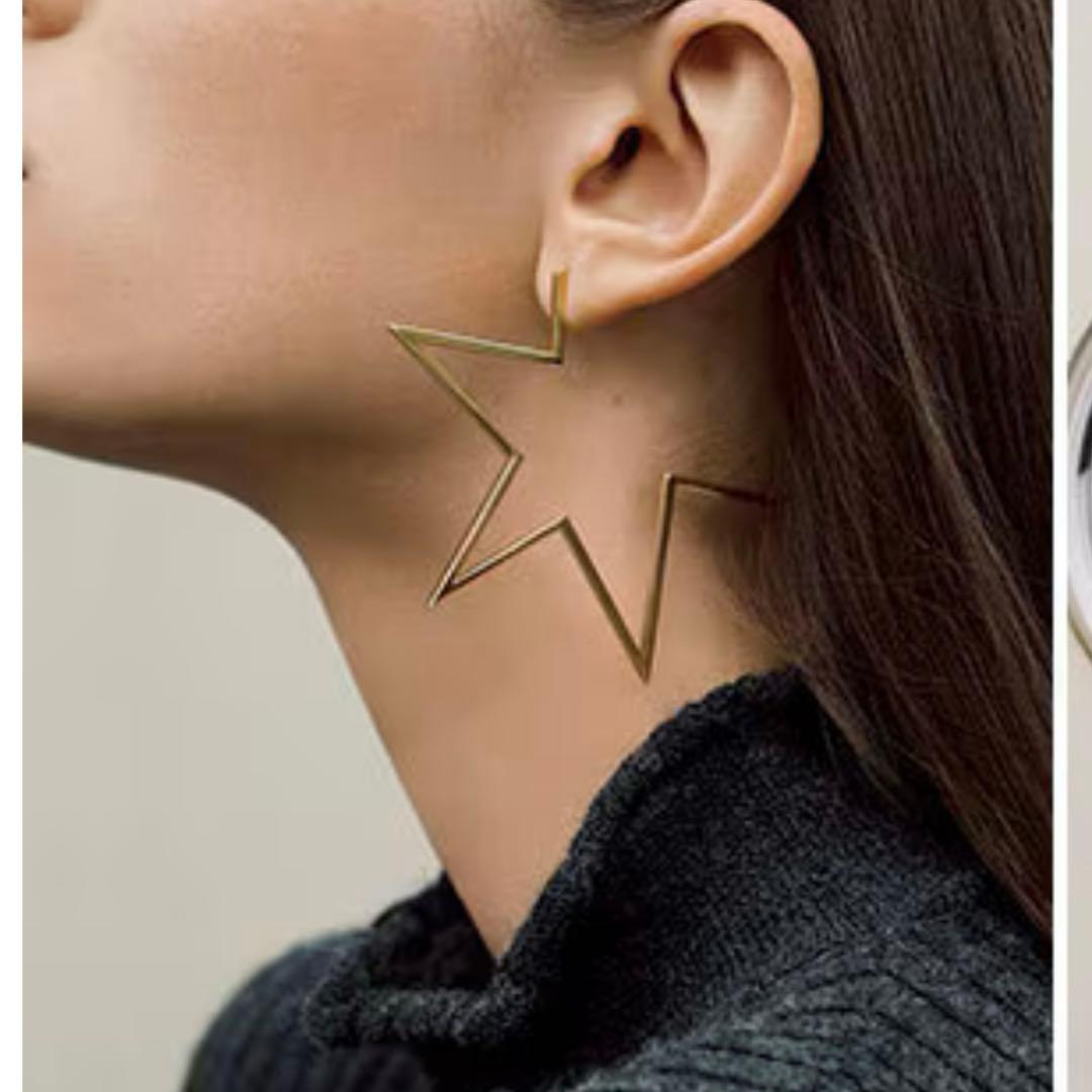 TASAKI 星型ピアス 片耳用 ゴールド　アブストラクトスター