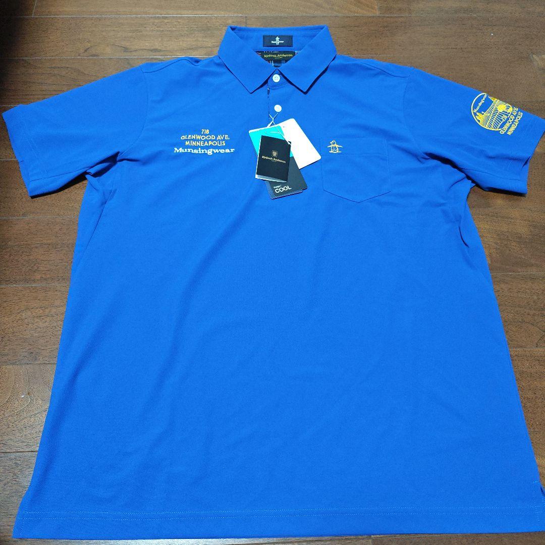 未使用 Munsingwear ストレッチ半袖テーラーカラーシャツ