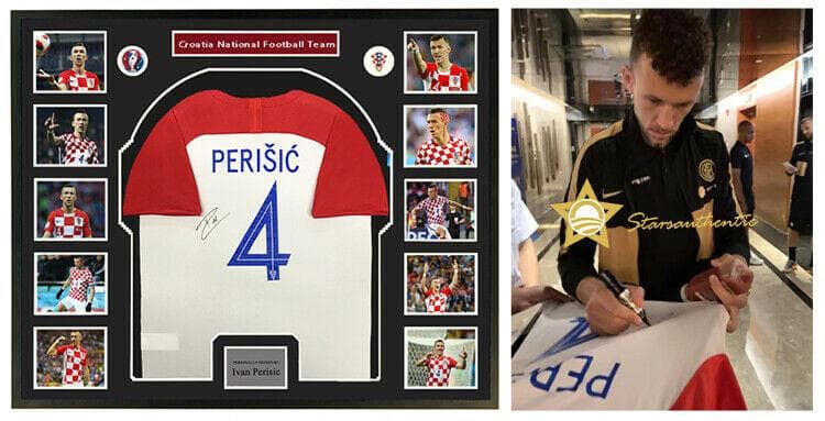 直筆サイン入りユニフォーム イワン・ペリシック Perisic クロアチア代表