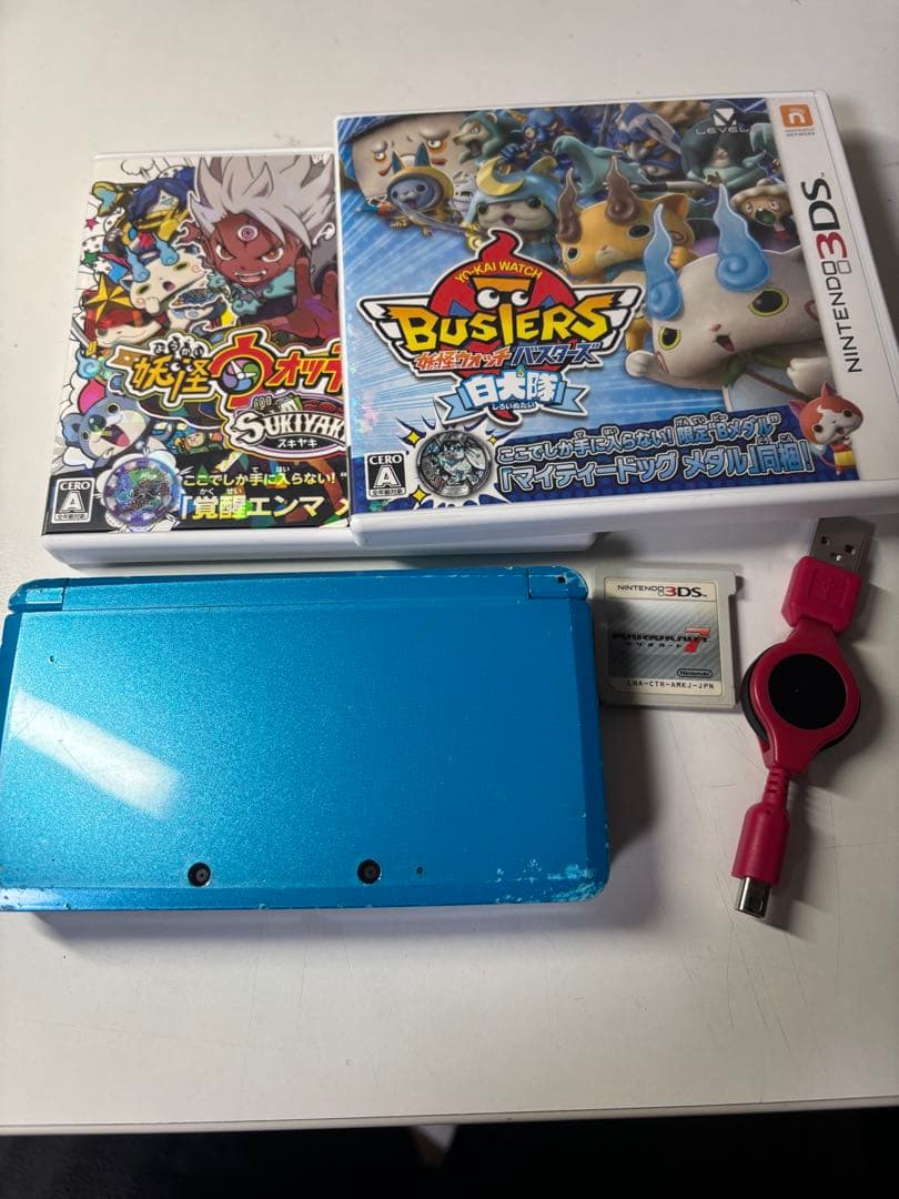 【ジャンク】妖怪ウォッチ3 スキヤキ & バスターズ マリオカート7セット