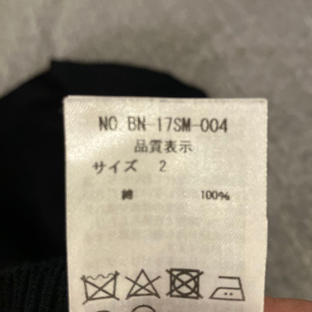 朝*龍様 BATONER 日本製綿100%ブラックセーター