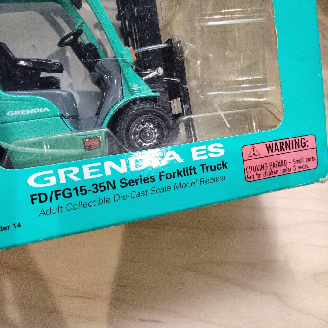 9 レア　三菱重工　フォークリフト　ミニカー　フィギュア　GRENDIA