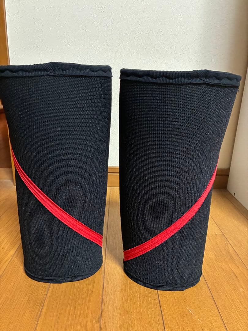 SBD パワーリフティングニースリーブ Lサイズ ブラック/レッド