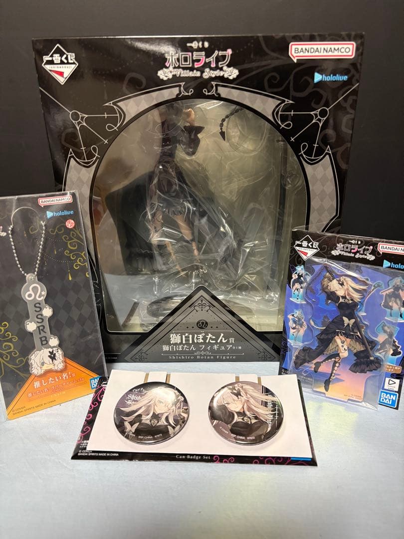 一番くじ ホロライブ villain style 獅白ぼたん フィギュアセット
