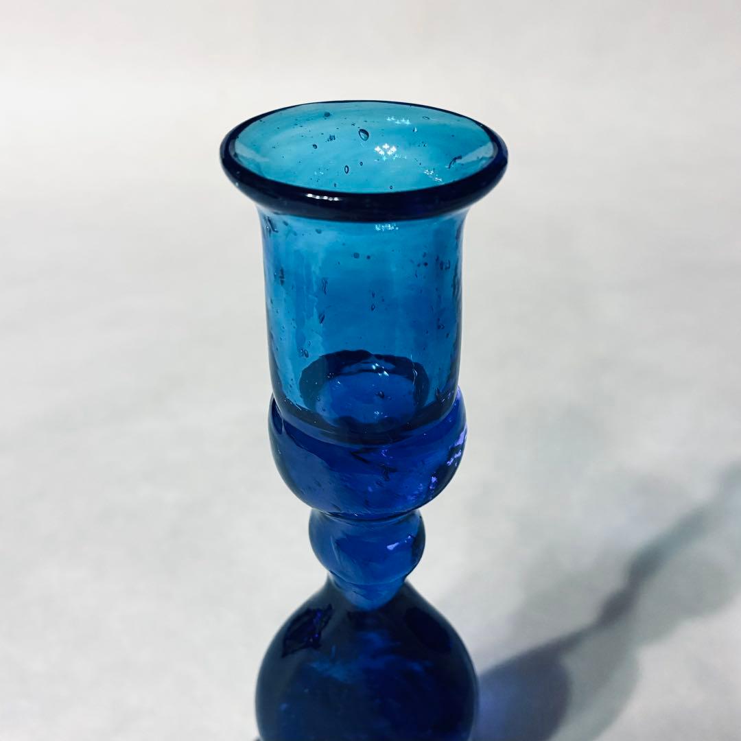 倉敷ガラス　小谷真三　キャンドルスタンド　民藝