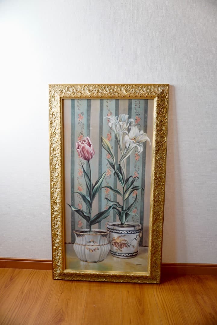 イタリア製 アートワーク アンティークゴールド フレーム