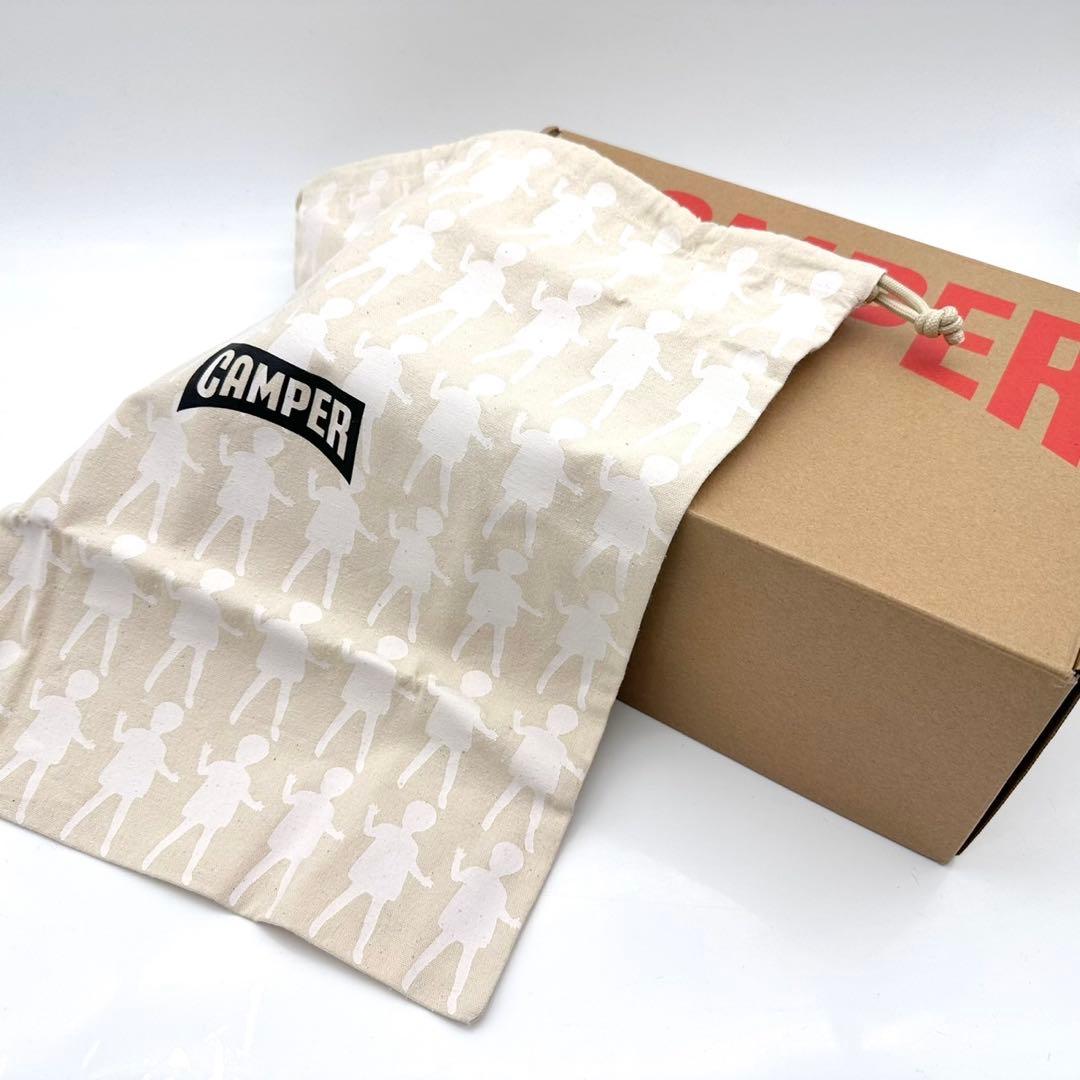 【極美品】カンペール イマン ブラック ホワイト レザー ミントデザインズ 限定