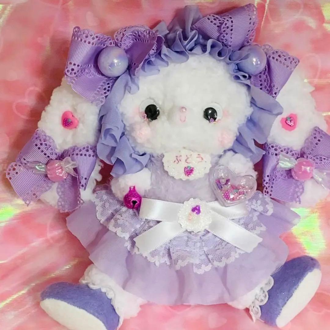 Romantic 作家 うさぎ テディベア ハンドメイド ぬいぐるみ