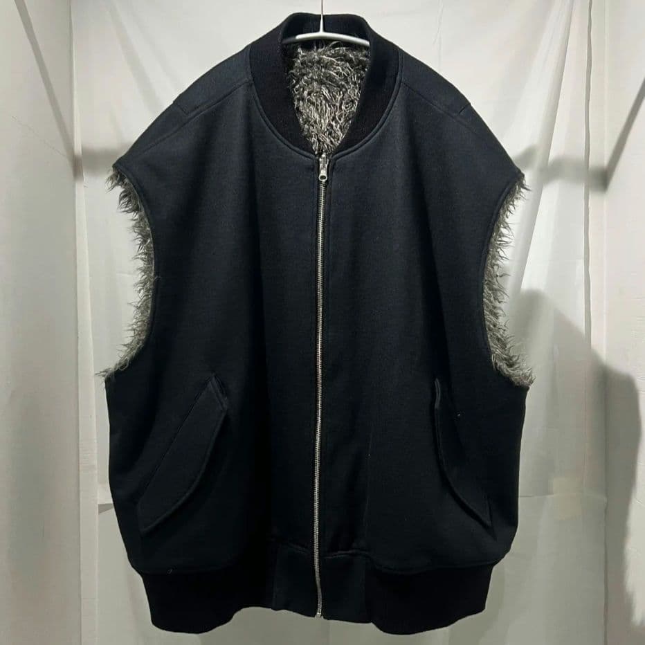 URU 22AW ZIP UP VEST リバーシブル ボアベスト