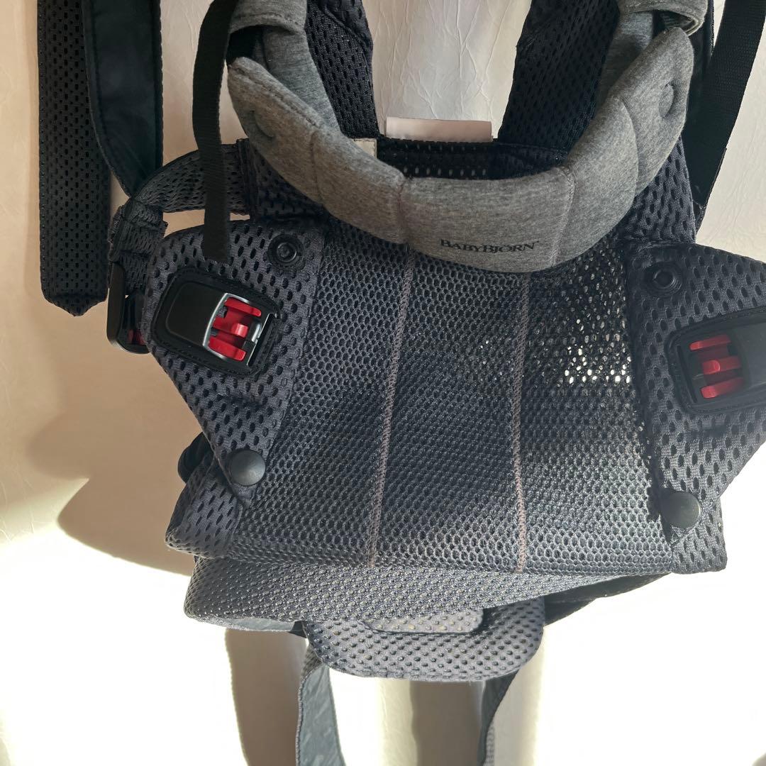 BabyBjörn ハーモニー　アンスラサイト　抱っこ紐 ダークグレー メッシュ