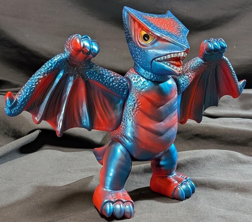 ギャオス（マルサン）電撃怪獣大作戦ソフビフィギュア