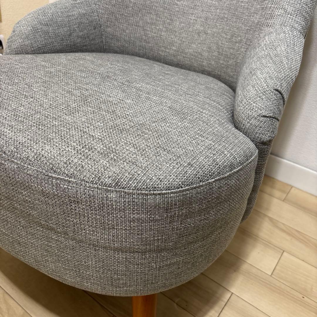 美品 廃盤色 unicoウニコ　1人掛けソファー　グレー SOPHIE