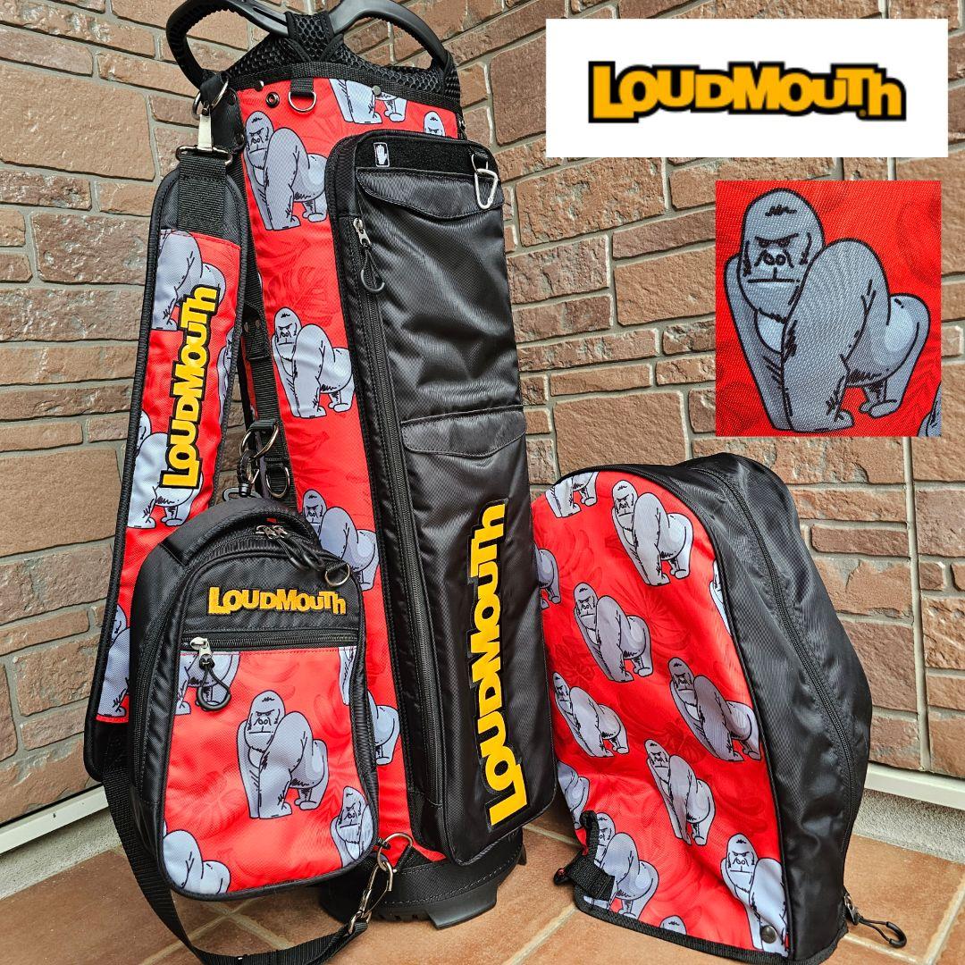 【ラウンドマウス】人気ゴリラ 9型キャディバック 多機能モデル 男女兼用