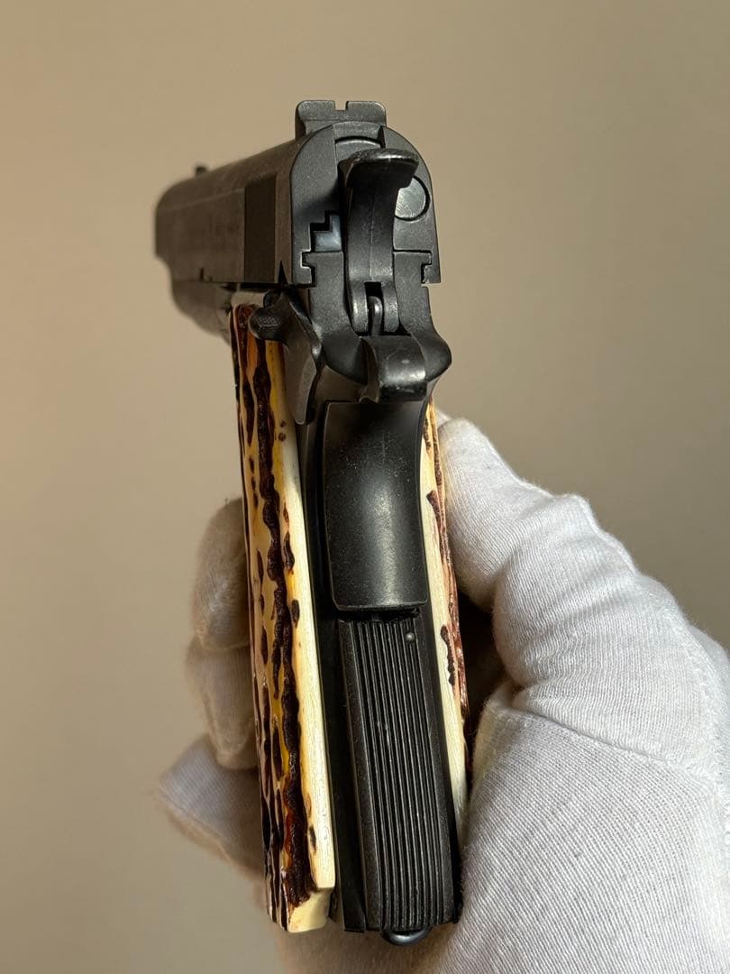 マルシン コルト M1911A1 HW ガバメント 象牙風グリップ モデルガン