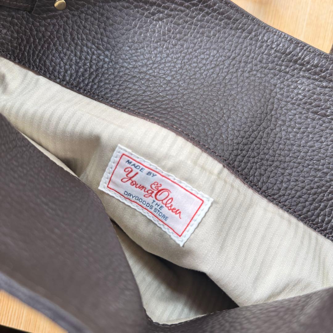 YOUNG＆OLSEN／ヤングアンドオルセン】別注ストラップ付きベルトバック