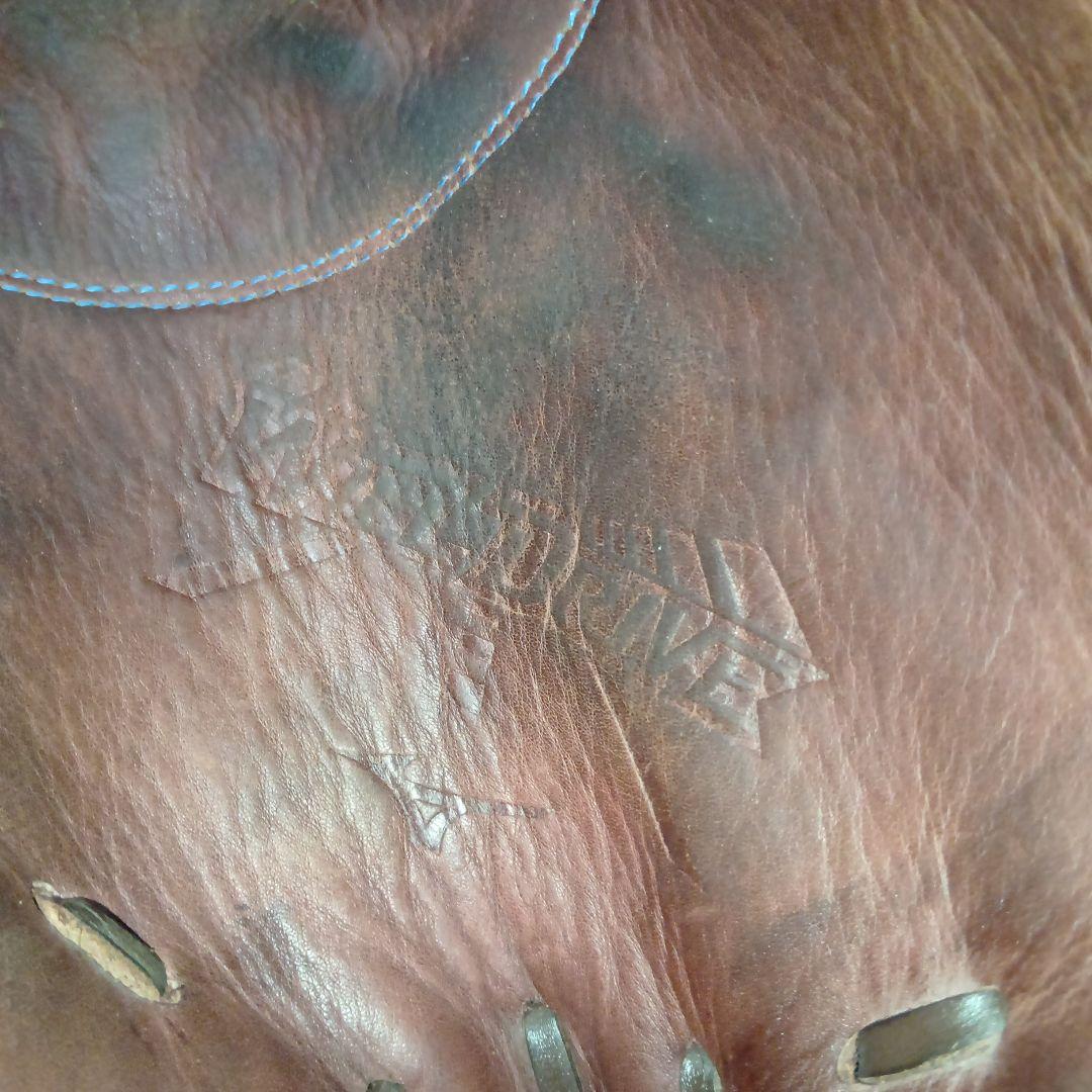 ミズノ ウィルドライブブルー ブラウン キャッチャーミット　軟式用