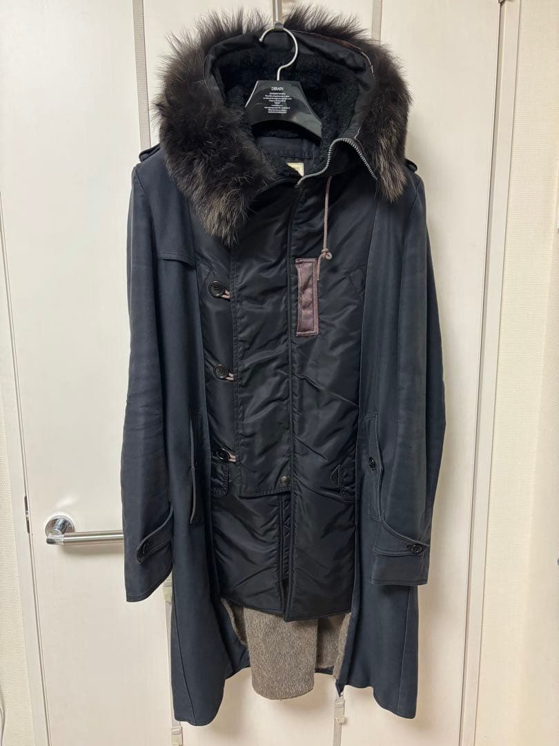 11/24まで値下ミハラヤスヒロ モディファイドシリーズ コート N-3B