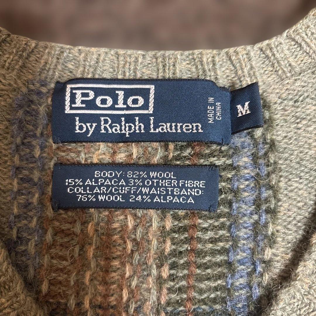 トップス 90s Ralph Lauren Wool Alpaca V-Neck knit