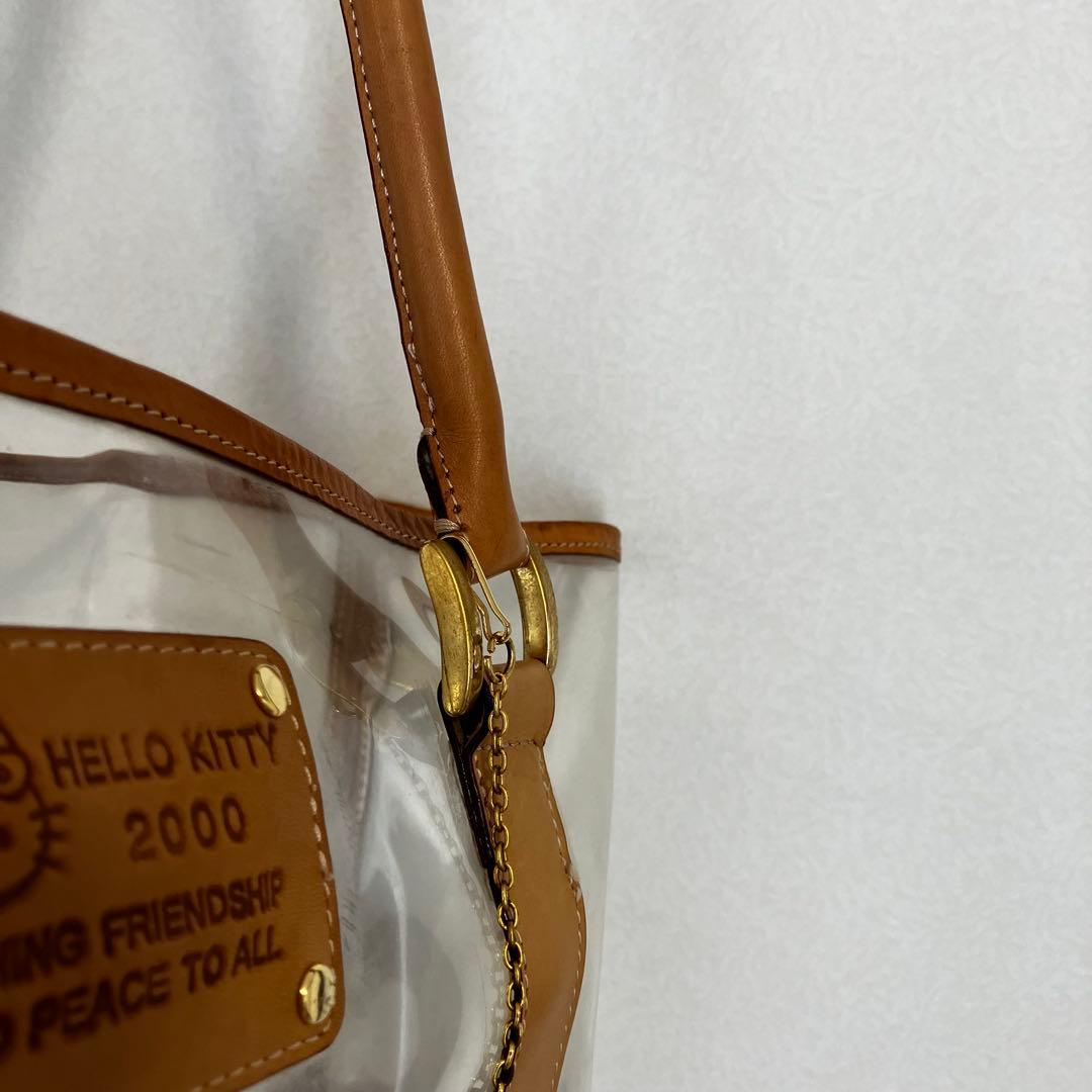 【激レア】ハローキティ　クリアトートバッグ BIG レトロ