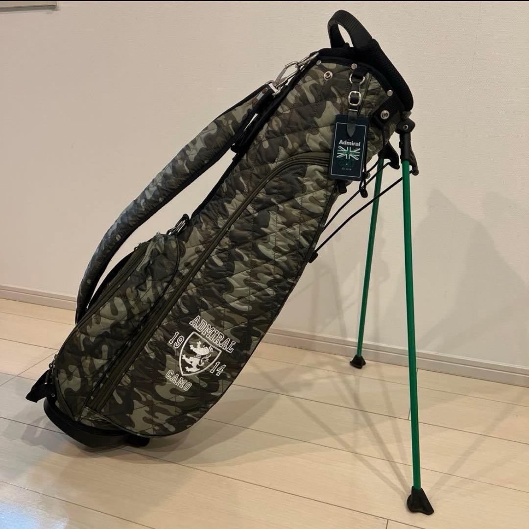 Admiral アドミラル　キャディバック　スタンドバッグ　迷彩　最終値下げ