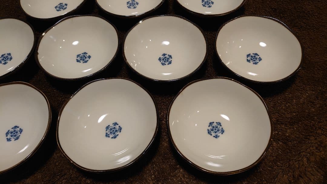 古伊万里　伊万里　染付　豆鉢　江戸期　蔵出し　10客