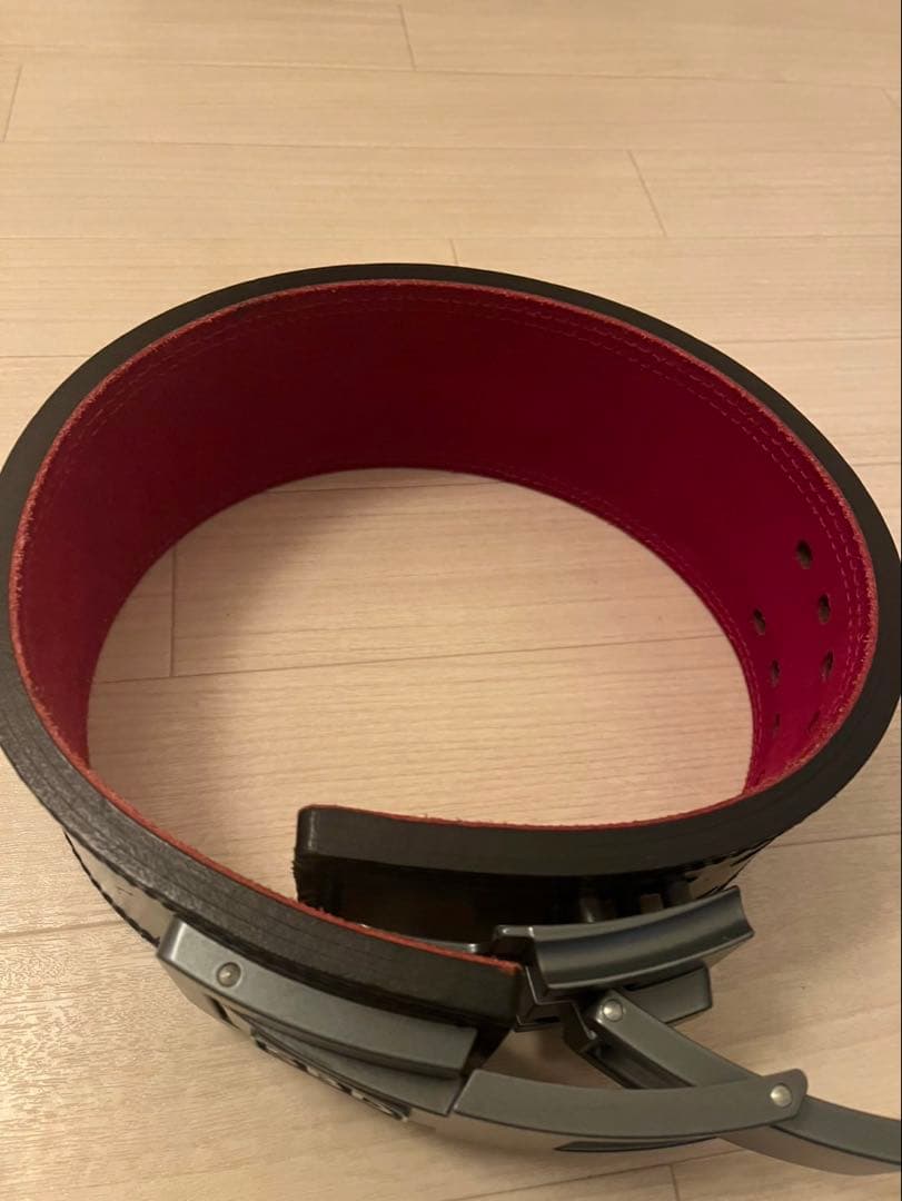 SBD トレーニング・パワーベルト ブラック/レッド サイズS