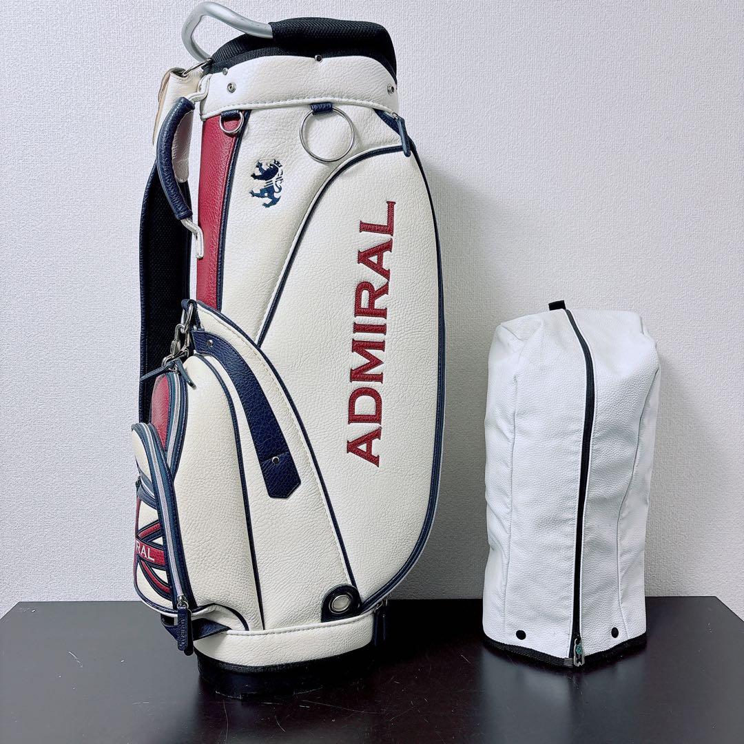 Admiral アドミラル キャディバッグ 9.0型 6分割 トリコロール