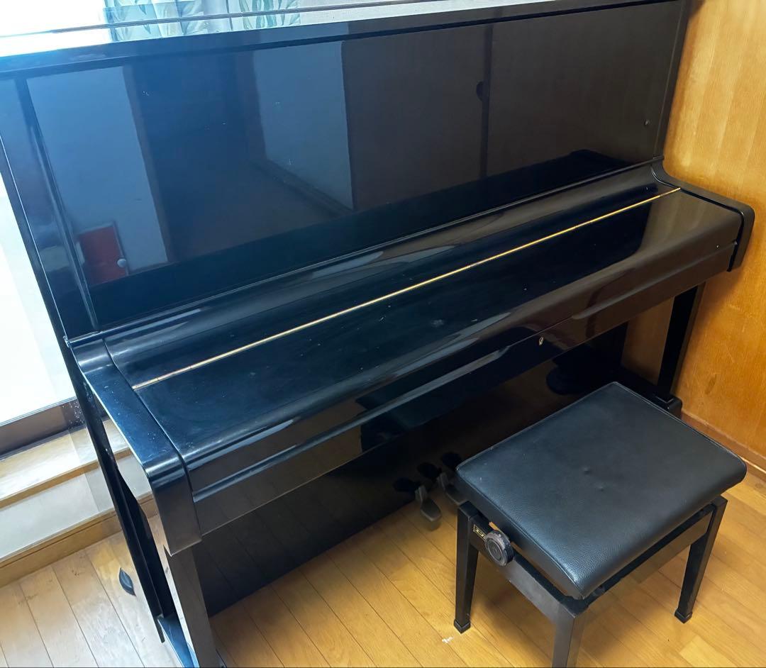 YAMAHA アップライトピアノ 黒 椅子付き