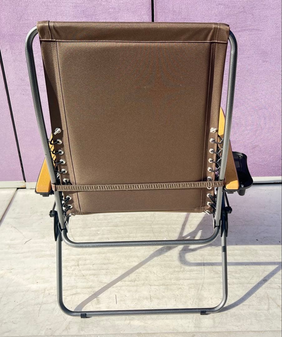 TIMBER RIDGE 折りたたみリクライニングチェア、リクライニング機能付き