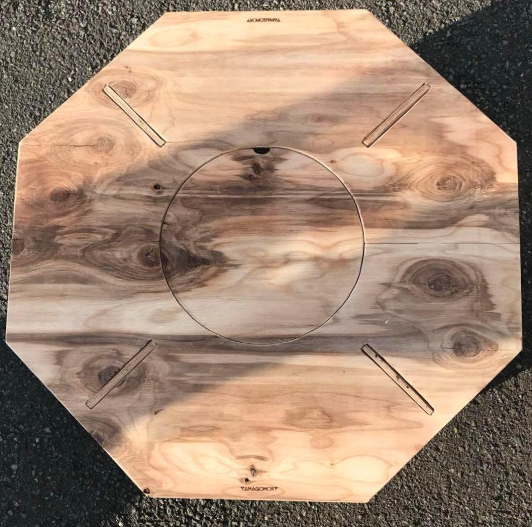 YAMAGOMORY 八卓　七輪テーブル　折り畳み　キャンプテーブル