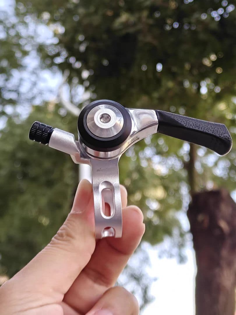 microSHIFT　10速　シフトレバー　シルバー　シマノ　4600