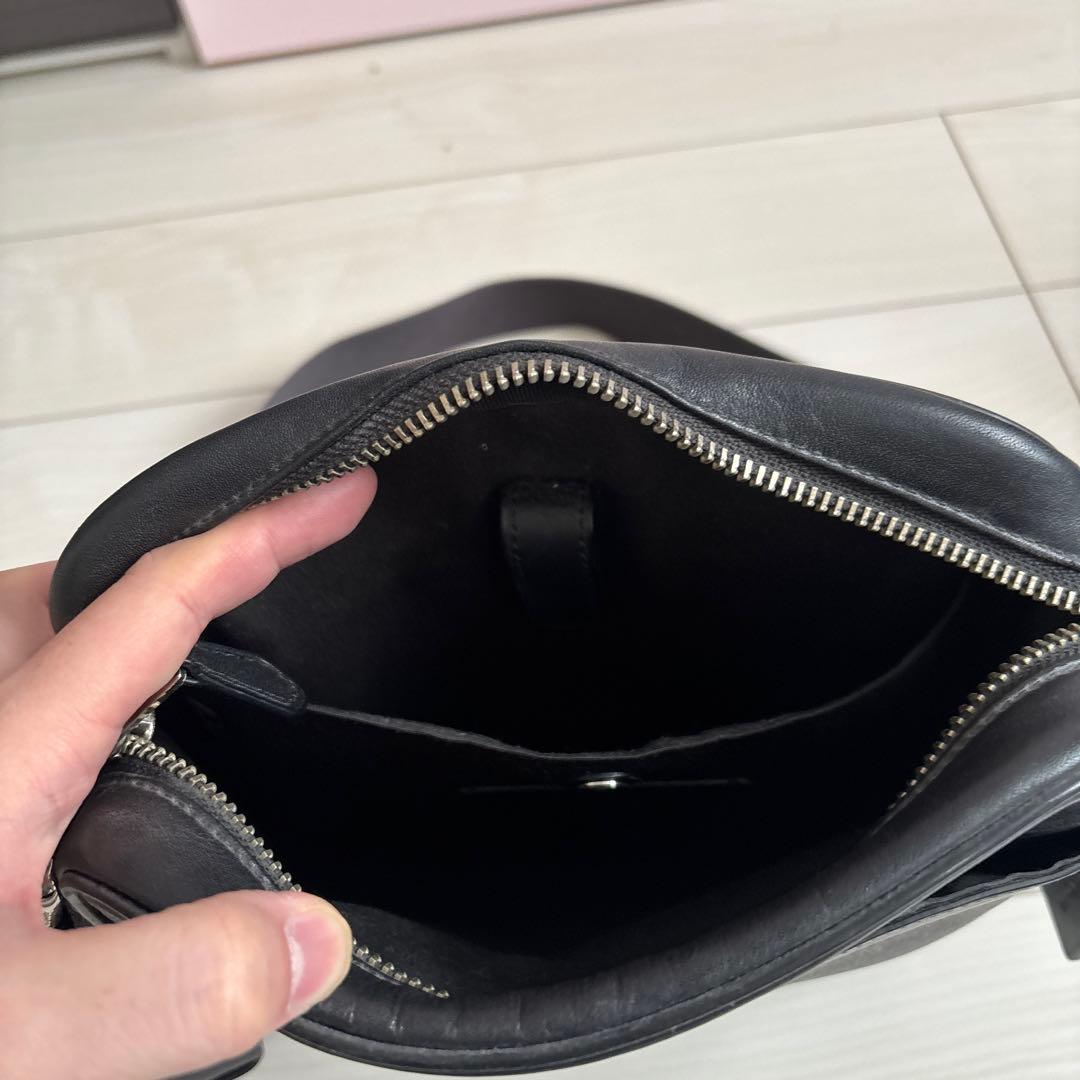 【COACH】ブラック ショルダーバッグ