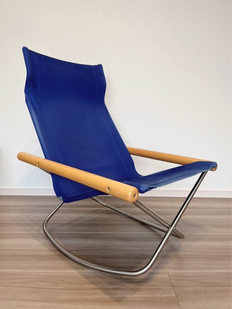 Nychair X ニーチェアエックス ロッキング ブルー ナチュラル