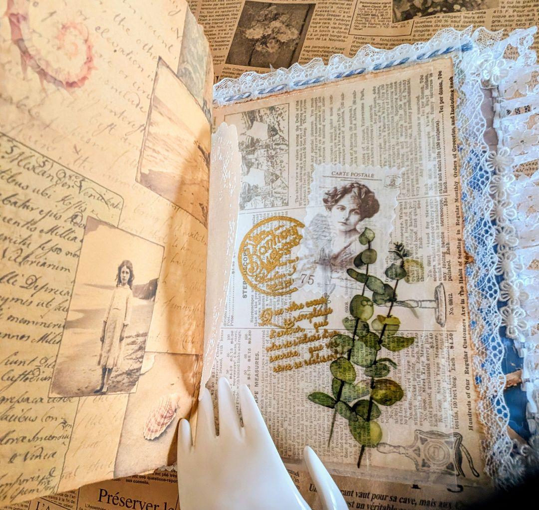 「海からの贈り物」海辺のノスタルジー大型ジャンクジャーナル✨Sunshine✨