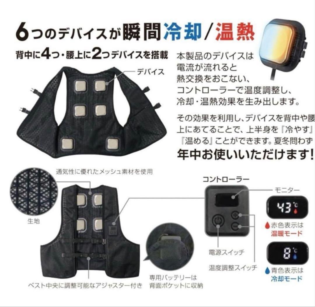 新品未使用品　大進　DAISHIN ペルチェ式冷却ベスト　IWV-H25F 空調