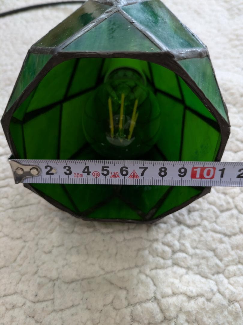 レトロな照明器具　天井照明　ステンドグラス　maxray