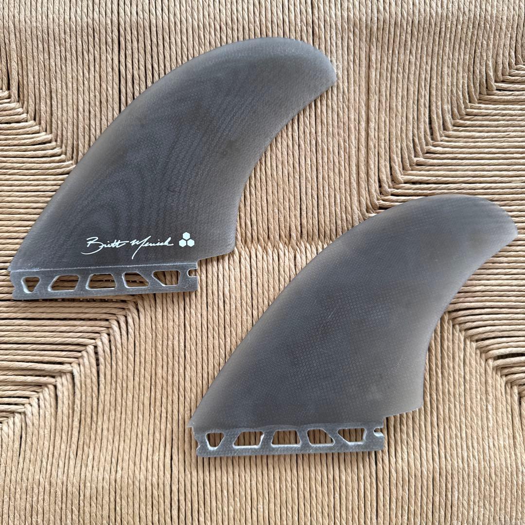 サーフボードフィン　CHANNEL S ツイン　2枚