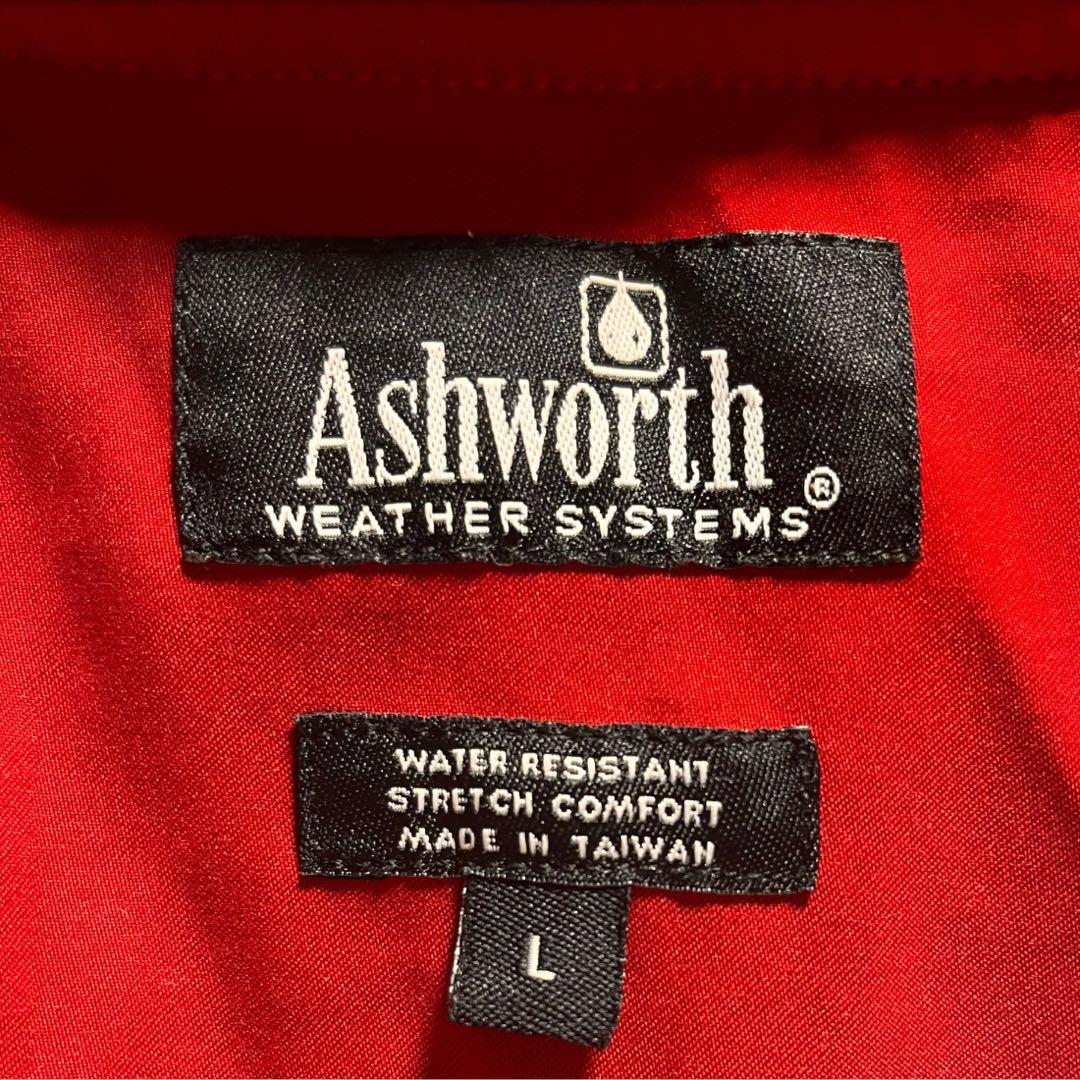 Ashworth ゴルフウェア Lサイズ ナイロンブルゾン 古着【90sモデル】