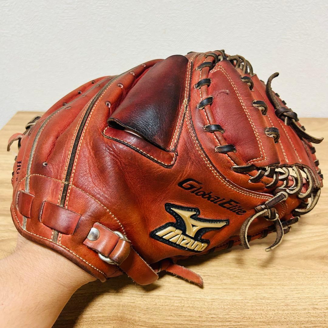MIZUNO ミズノ グローバルエリート 一般軟式キャッチャーミット