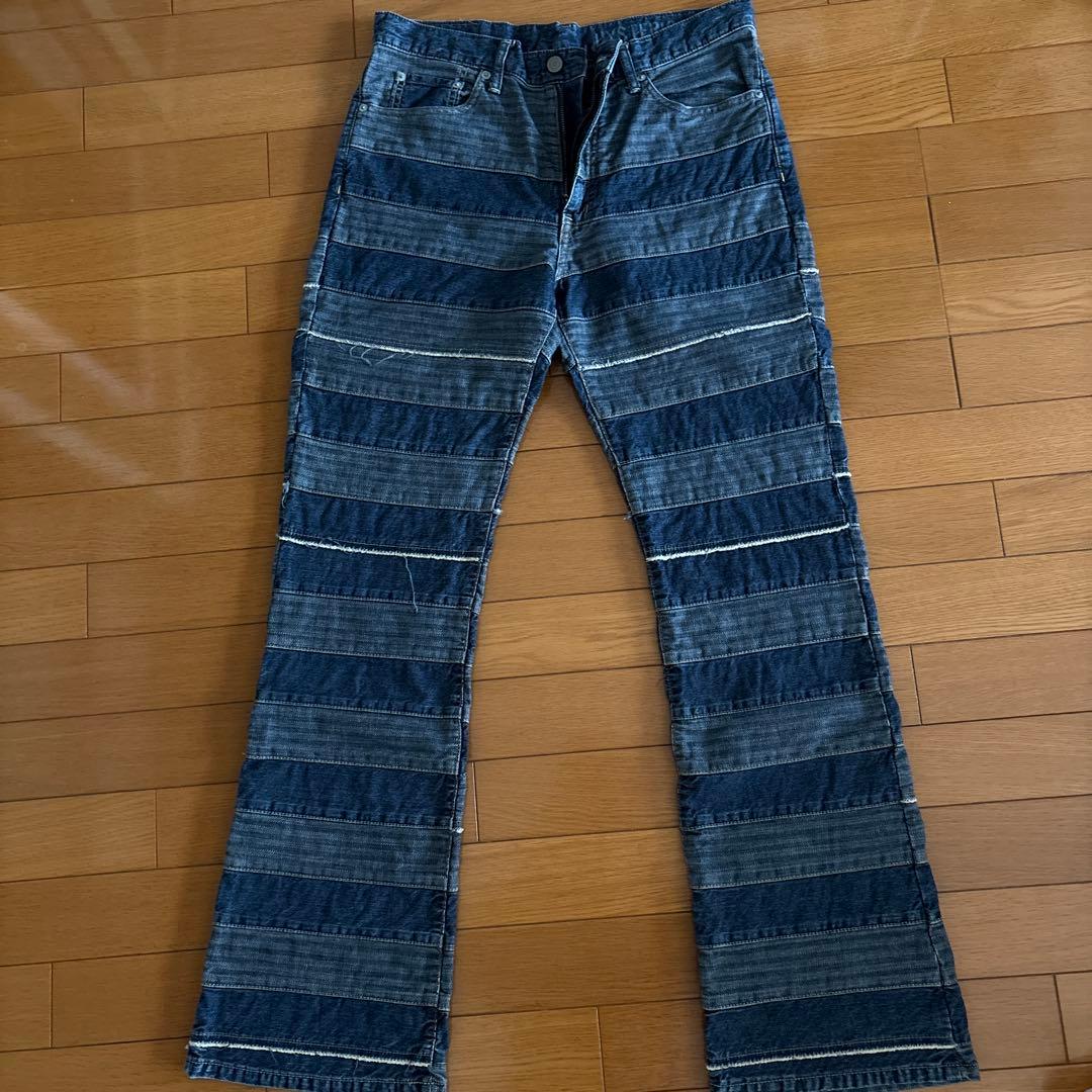 ヒステリックグラマー ブーツカット ウミヘビ デニム31 ストレッチフレアデニム