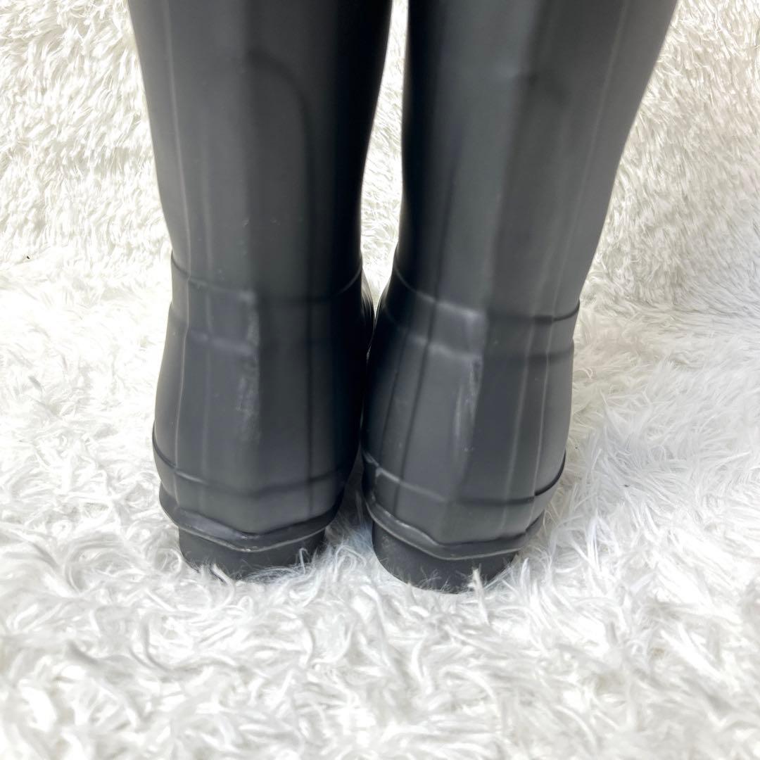 【極美品】HUNTER レインブーツロング ブラック UK6 25cm