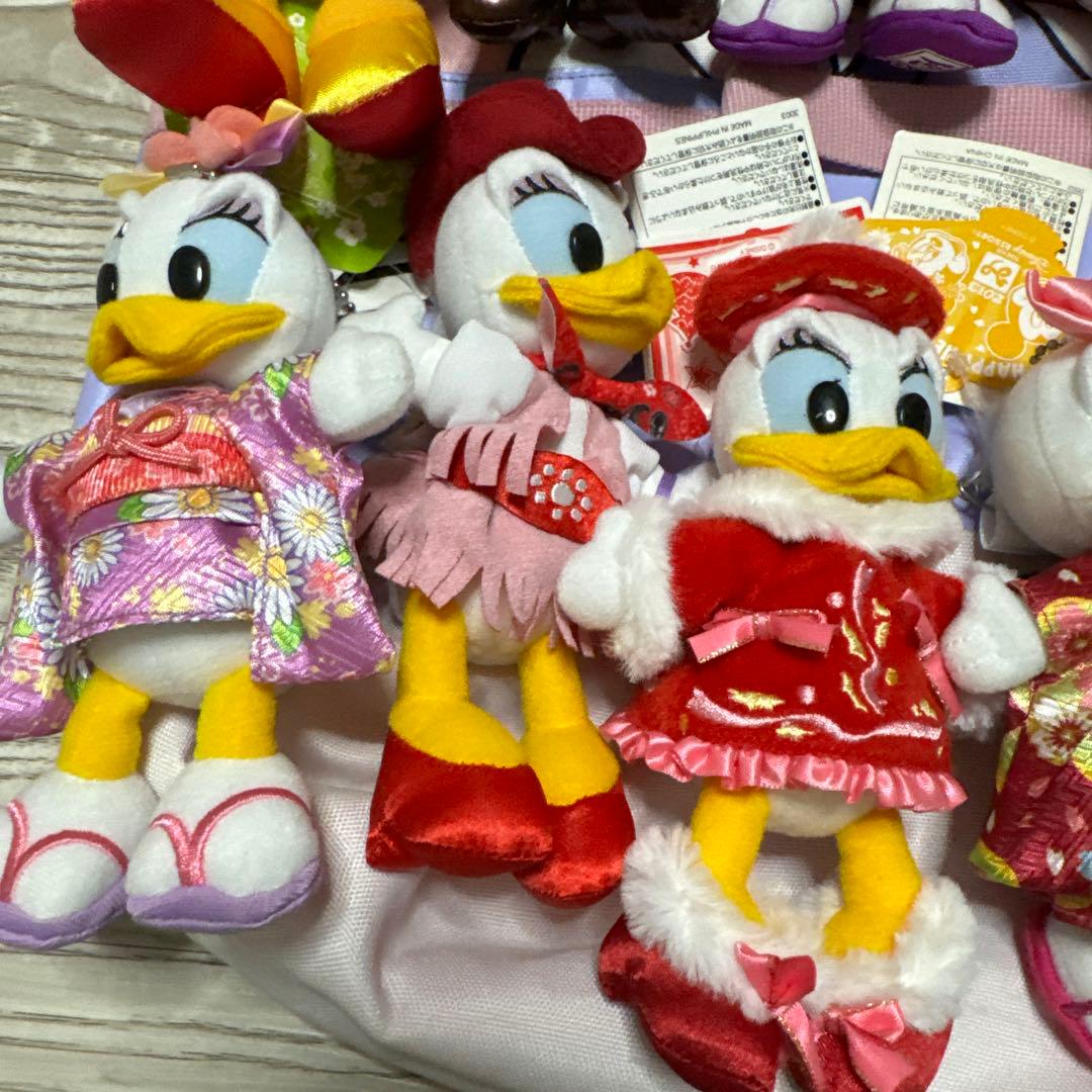 ディズニー　レトロ　デイジー　ぬいば　トートバッグ