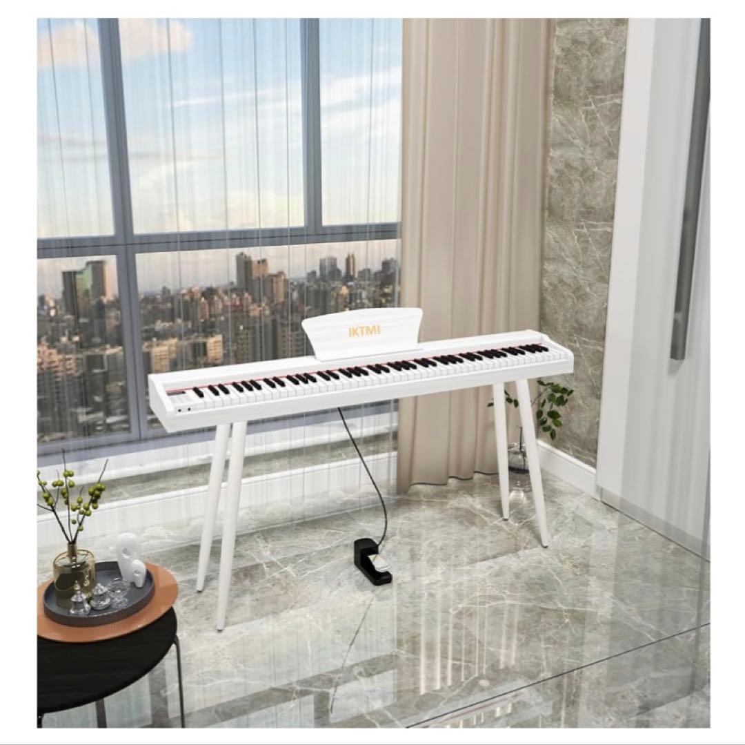 チョッパーさん専用！電子ピアノ 88鍵盤 木製 ペダル付 スタンド一体型