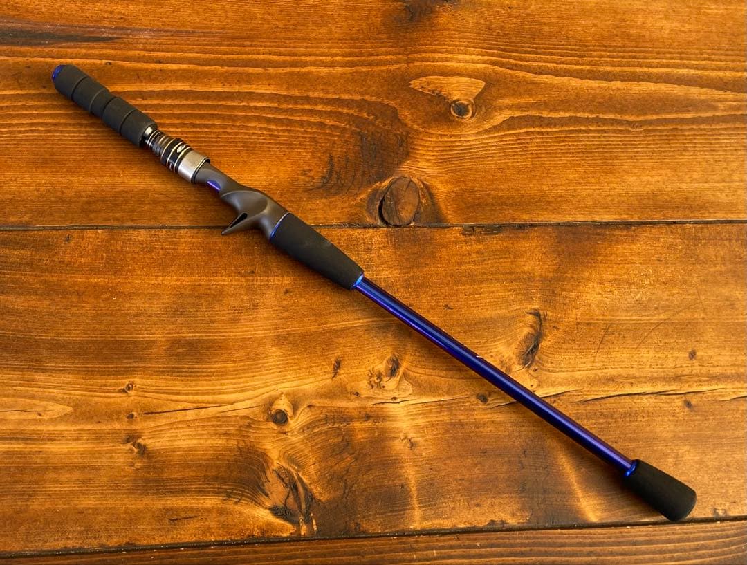 ジギングセット　C562MH スロージギング　オフショアロッド　ベイトロッド　青