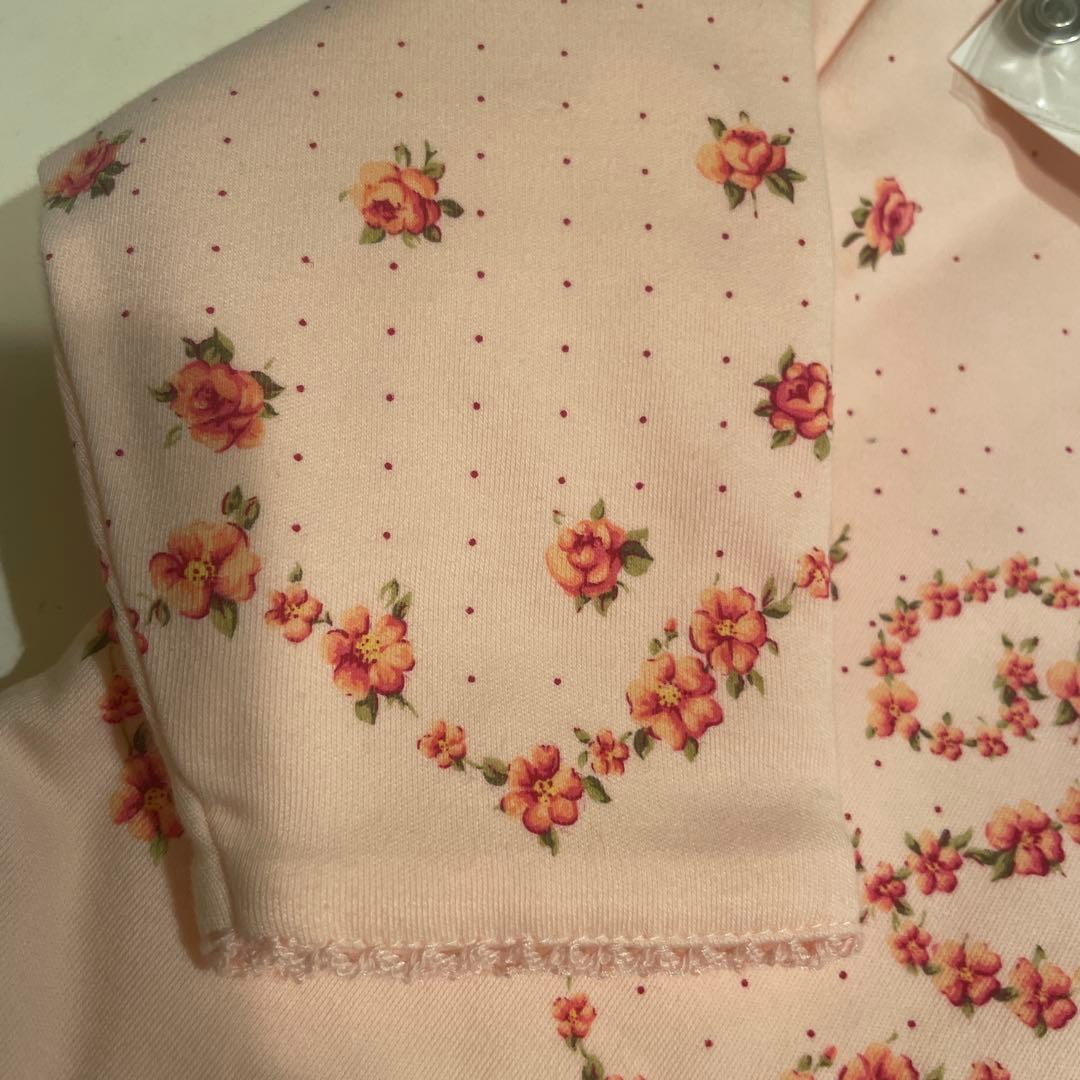 Baby Dior ピンク 花柄プリントカバーオール 6ヶ月