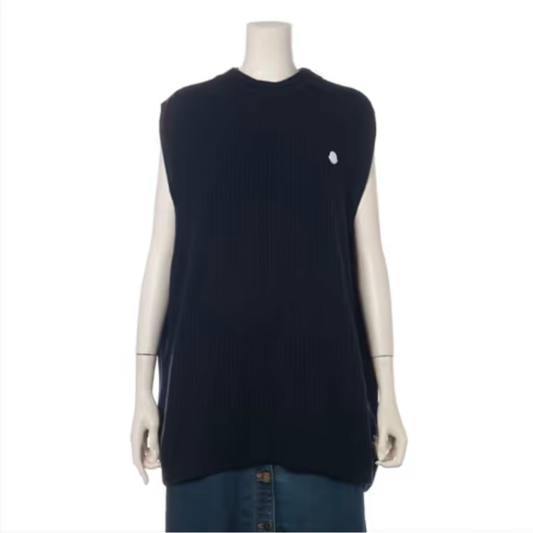 MONCLER HYKEネイビー ニットベスト新品未使用　モンクレール　ハイク